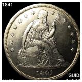 1841 Seated Liberty Dollar CHOICE AU