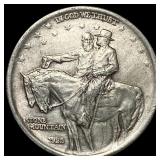 1925 Stone Mountain Silver Half Dollar CLOSELY UNC