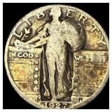 1927-S Silver Standing Liberty Quarter LIGHTLY CIR