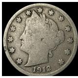 1912-D Liberty Head Nickel LIGHTLY CIRCULATED