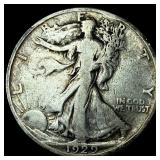 1929-S Silver Walking Liberty Half Dollar LIGHTLY