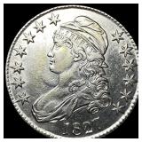 1827 Capped Bust Half Dollar CHOICE AU