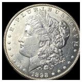 1898-S Silver Morgan Dollar GEM BU