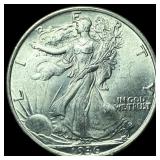 1936 Walking Liberty Half Dollar UNCIRCULATED