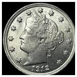 1912 Liberty Head Nickel CHOICE BU