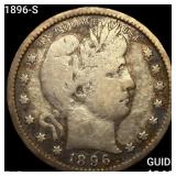 1896-S Barber Quarter NICELY CIRCULATED