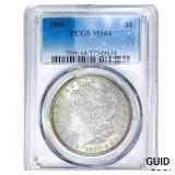 1880 Morgan Silver Dollar PCGS MS64