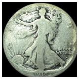 1916-D Silver Walking Liberty Half Dollar NICELY C