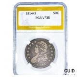 1814/3 Capped Bust Half Dollar PGA VF35