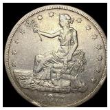 1877-S Silver Trade Dollar NEARLY UNCIRCULATED