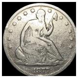 1877-S Silver Half Dollar ABOUT UNCIRCULATED