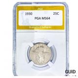 1930 Standing Liberty Quarter PGA MS64