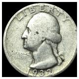 1932-D Silver Washington Quarter LIGHTLY CIRCULATE