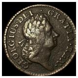 1723 Ireland George I Halfpenny NEARLY UNCIRCULATE