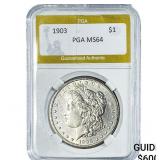 1903 Morgan Silver Dollar PGA MS64