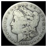1904-S Silver Morgan Dollar ABOUT UNCIRCULATED