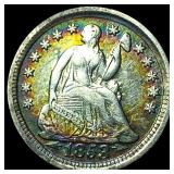 1853 Arrows Seated Liberty Half Dime CHOICE AU