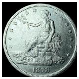 1878-S Silver Trade Dollar CLOSELY UNCIRCULATED