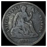1861 Silver Half Dime