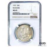 1937 Roanoke Half Dollar NGC MS65