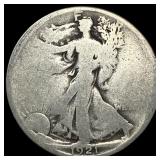1921 Silver Half Dollar Walking Liberty LIGHTLY CI