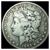 1893-O Silver Morgan Dollar LIGHTLY CIRCULATED