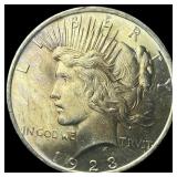 1923 Silver Peace Dollar SUPERB GEM BU