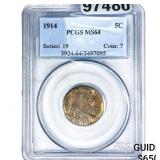 1914 Buffalo Nickel PCGS MS64
