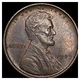 1909 Lincoln Wheat Cent VDB CHOICE AU