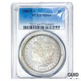 1880/9-S Morgan Silver Dollar PCGS MS64