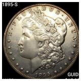 1895-S Morgan Silver Dollar CHOICE AU