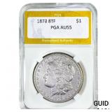 1878 8TF Morgan Silver Dollar PGA AU55