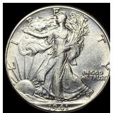 1941 Silver Walking Liberty Half Dollar CLOSELY UN