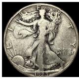 1923-S Silver Walking Liberty Half Dollar LIGHTLY