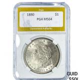 1880 Morgan Silver Dollar PGA MS64