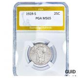 1928-S Standing Liberty Quarter PGA MS65