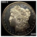 1883-S Morgan Silver Dollar CHOICE BU DMPL