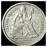1877 Seated Liberty Dime UNCIRCULATED
