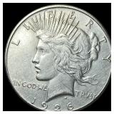 1926-S Silver Peace Dollar CLOSELY UNCIRCULATED