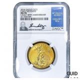 2016 $25 Gold American Eagle 1/2oz NGC MS70