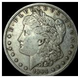 1894-S Silver Morgan Dollar NEARLY UNCIRCULATED