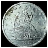 1867 Seated Liberty Half Dollar HIGH GRADE