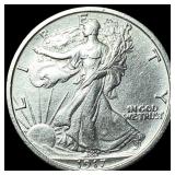 1917 Walking Liberty Half Dollar CHOICE AU