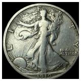 1919-S Silver Walking Liberty Half Dollar LIGHTLY