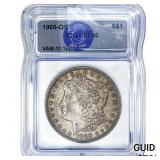1900-O/CC Morgan Silver Dollar ICG EF40