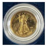 2001 American Eagle 1/10 oz Gold Proof Coin