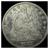 1877-S Silver Half Dollar NEARLY UNCIRCULATED