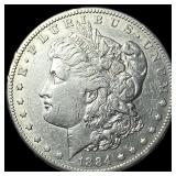 1884-S Silver Morgan Dollar CLOSELY UNCIRCULATED