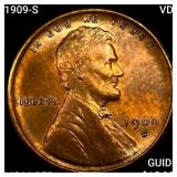 1909-S VDB Wheat Cent CHOICE BU RD