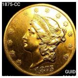1875-CC $20 Gold Double Eagle UNCIRCULATED